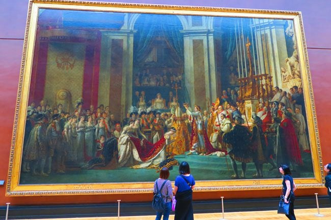 The Coronation of Napoleon louvre museum