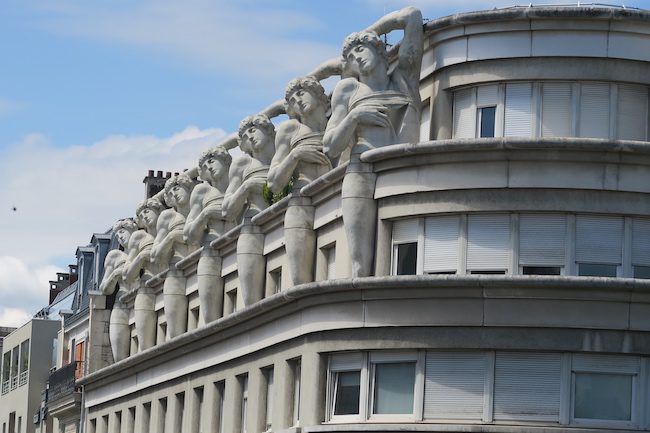 Art nuveau building Paris