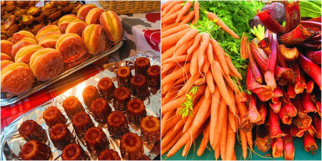 President Wilson Market Paris Vegetables and pastries