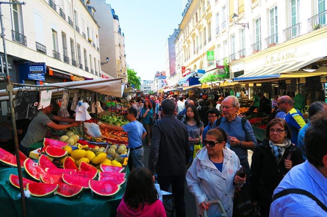 Aligre Market Bastille paris