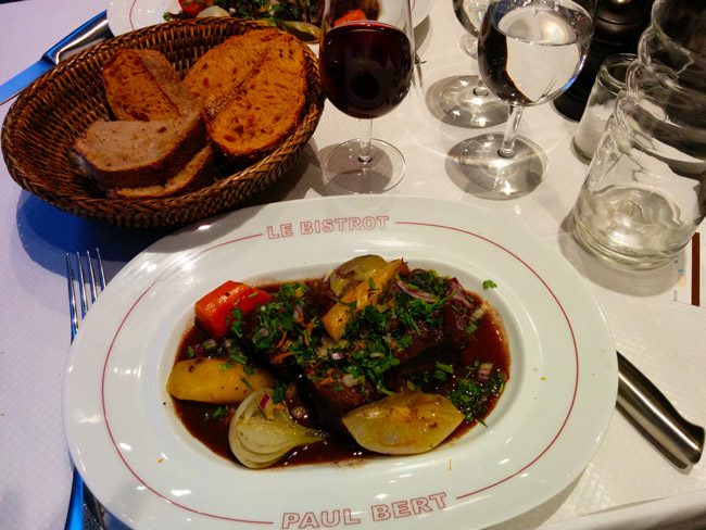 Bistrot Paul Bert paris beef bourguignon