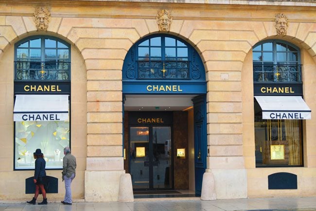 Chanel boutique Paris Place Vendôme