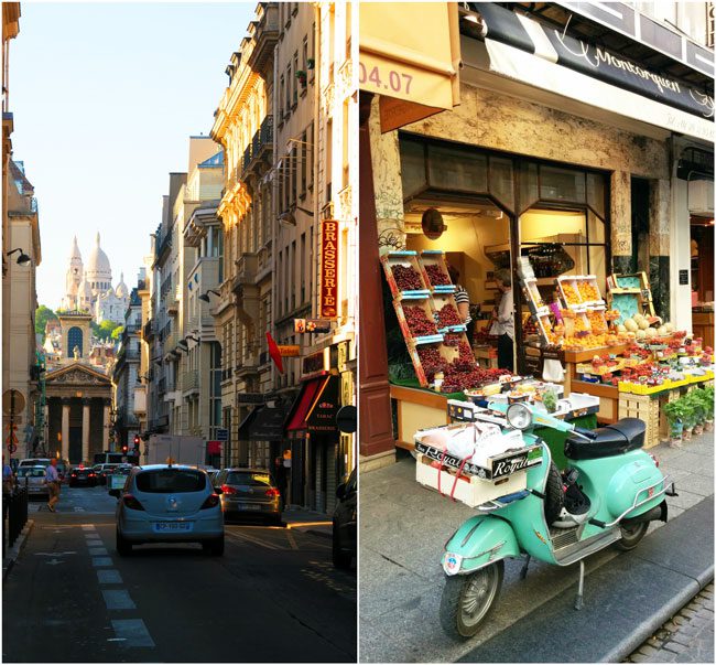 Grands Boulevards Paris view of Montmartre