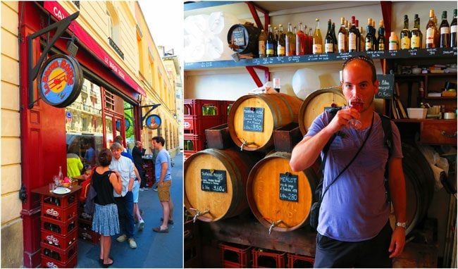 Le Baron Rouge wine bar aligre market paris