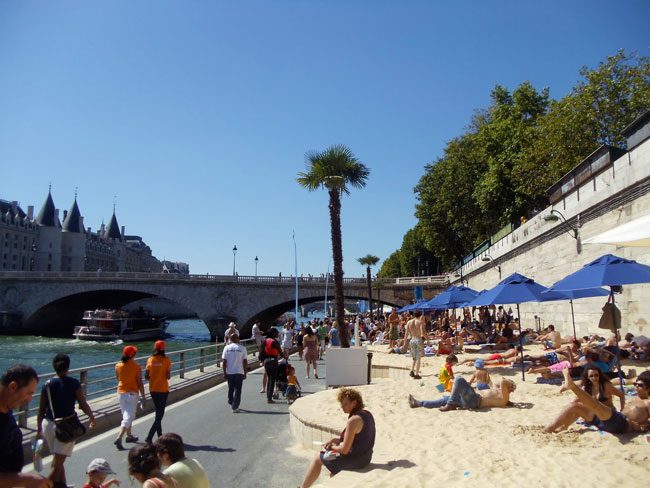 Paris Beach on Seine