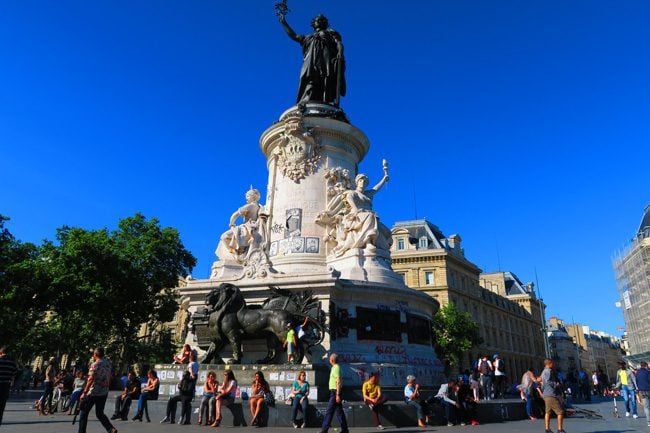 Place de la Republique paris