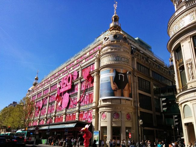 Printemps department store Paris