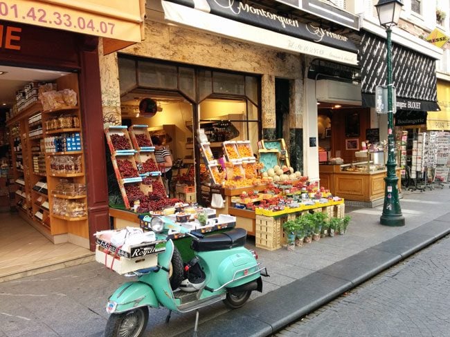 Rue Montorgueil Paris food market