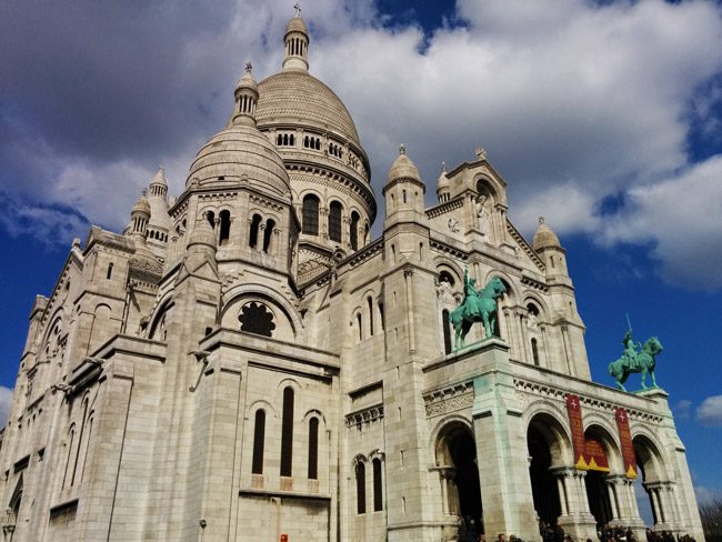 Sacre Coeur closeup montmartre paris