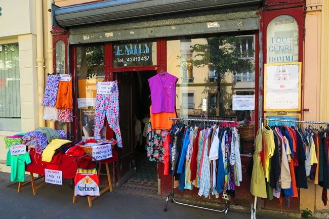 second hand clothes canal saint martin paris