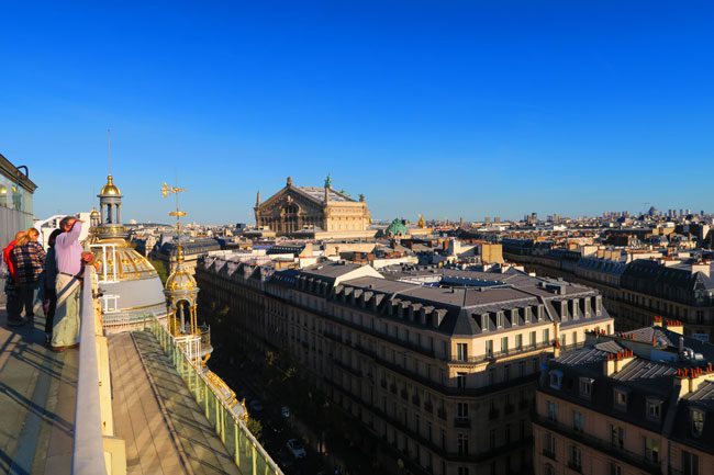 View of Opera Garnier from Printemps Terrace