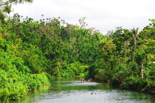 Efate island river