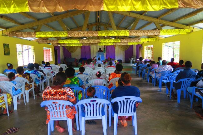 Going to Church in Lonnoc Vanuatu