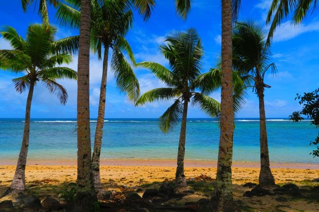 Lalumano bus ride in Samoa