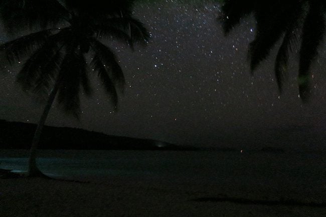 Lonnoc Beach Vanuatu South Pacific Stars