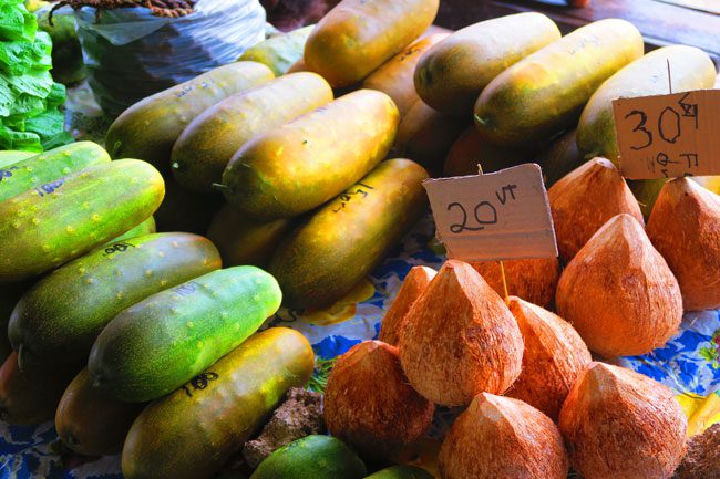 Luganville Market Espiritu Santo