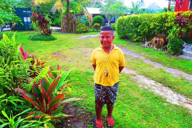 Making Umu in Samoa boy waking me up