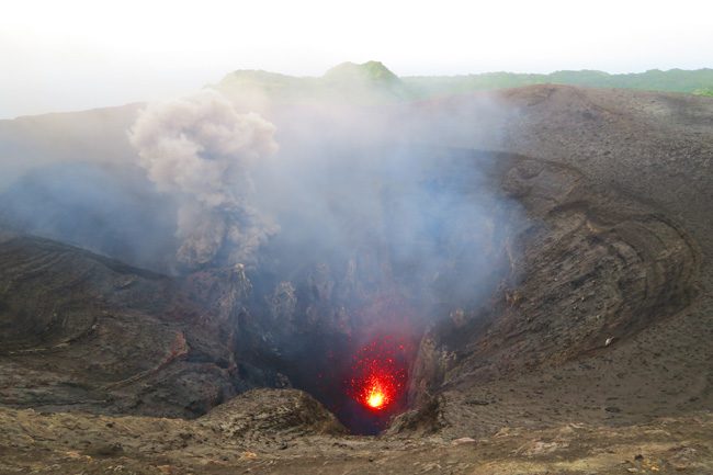 Mount Yasur Volcano Lava