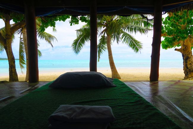 Namua Island Samoa view from beach fale