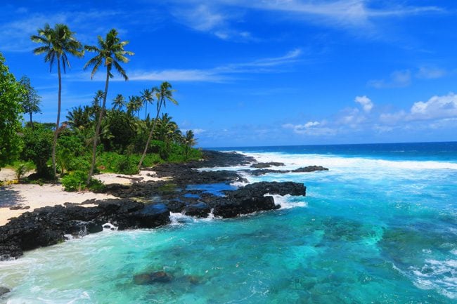 Return to Paradise tropical beach Samoa