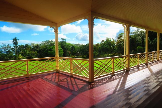 Robert Louis Stevenson Museum Apia Samoa veranda