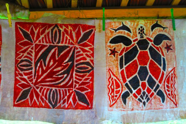 Samoan Cultural Village Apia traditional siap art