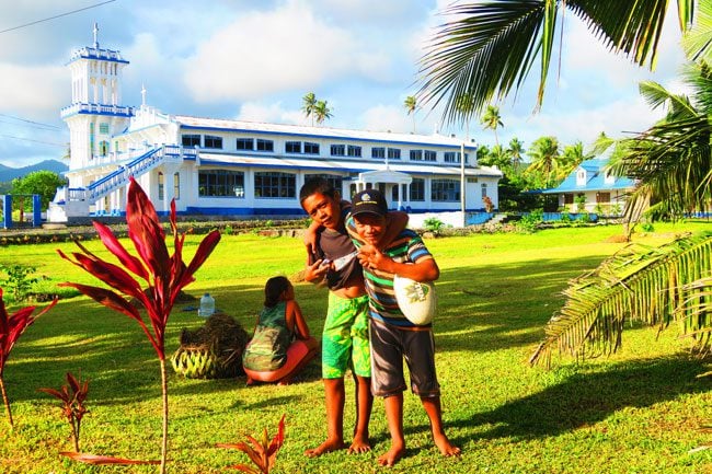 Savaia children playing