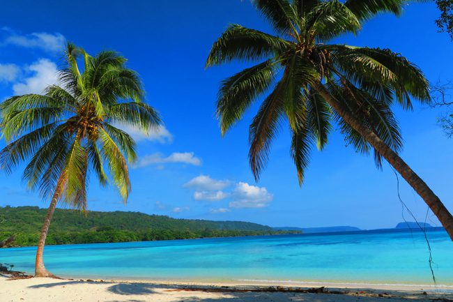 South Pacific Tropical Beach Lonnoc Vanuatu