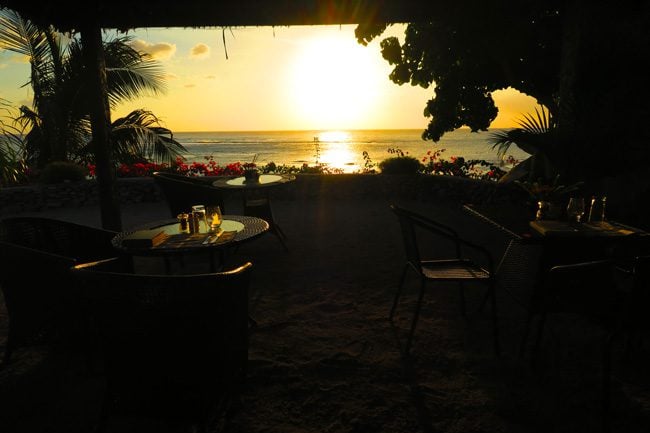 Tanna Evergreen Resort sunset