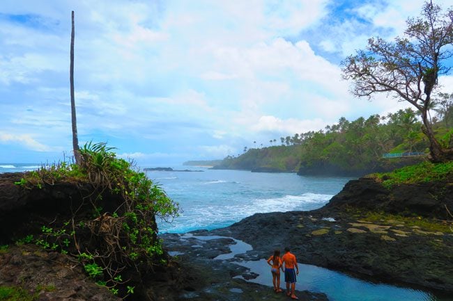 Tu Sua Ocean Trench Samoa beach