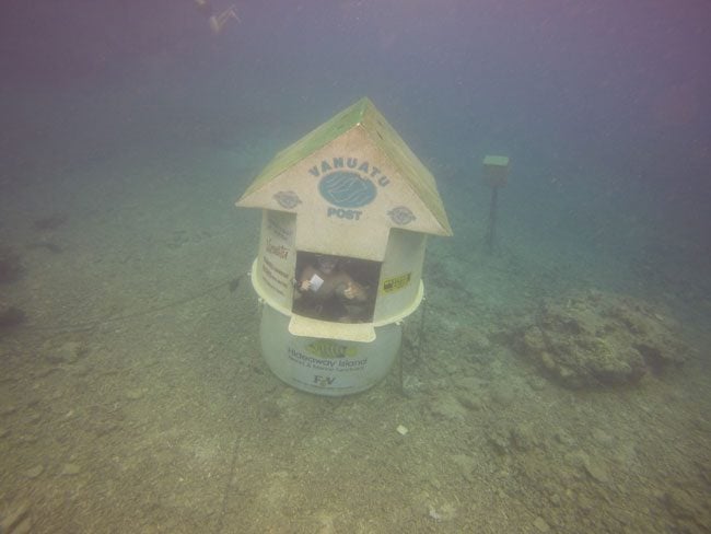 Underwater Post Office Hideaway Island Vanuatu