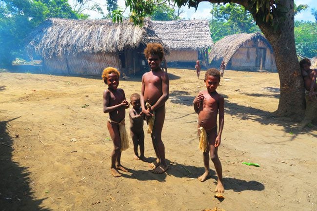 Yakel Tribe Tanna Island Vanuatu