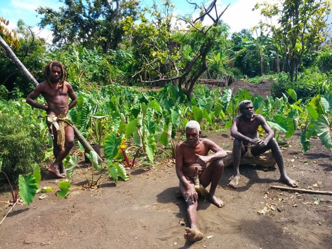 Yakel Tribe Tanna Island Vanuatu Men