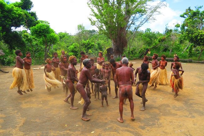 Yakel Tribe Tanna Island Vanuatu Traditional Tribal Dance