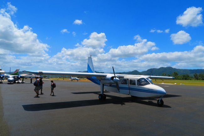 eight seater plane south pacific islands