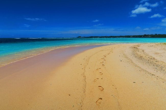 Manase beach savaii samoa