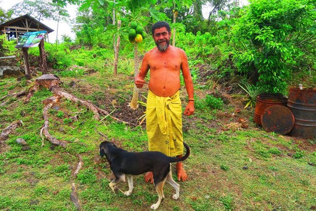 Mount Matavanu Savaii - the craterman