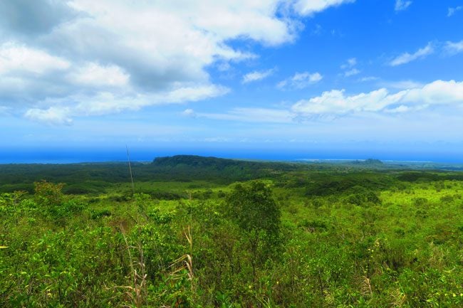 Mount Matavanu Savaii craterman sign