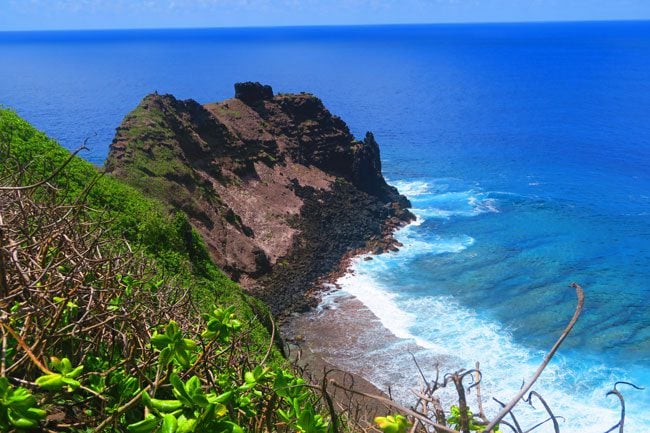 Ricky's Cliffs in Olosega American Samoa