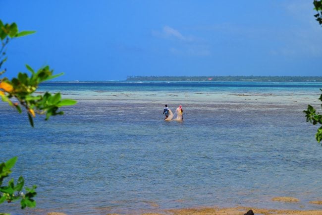 Sleepy Village Savaii Samoa - fishing