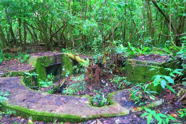 WWII bunker in American Samoa