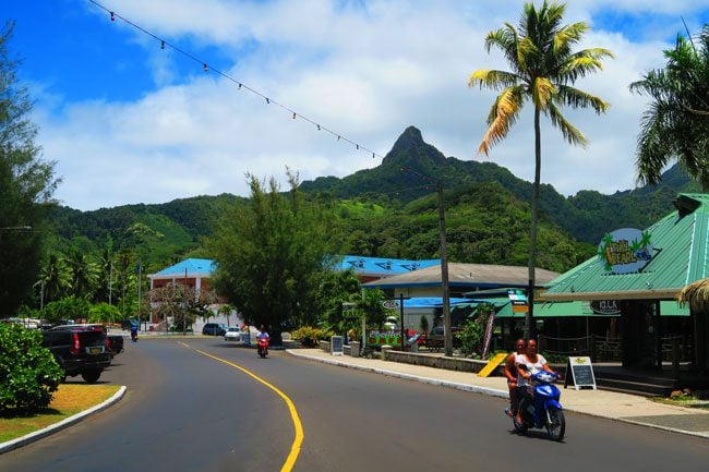 Avarua in Rarotonga Cook Islands