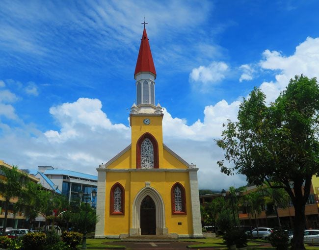 Cathedrale Notre Dame Papeete Tahiti French Polynesia