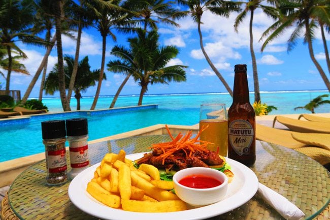 Food in Rarotonga Cook Islands little polynesian resort