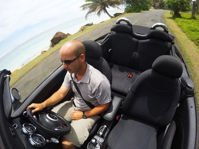 Mini Copper Driving in Rarotonga Cook Islands