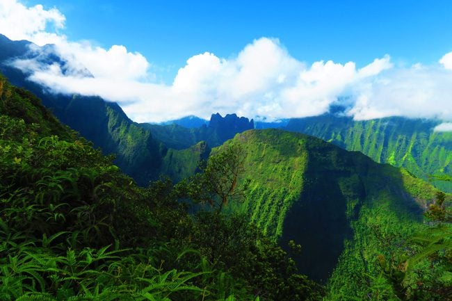 Mount Aorai hike Tahiti French Polynesia