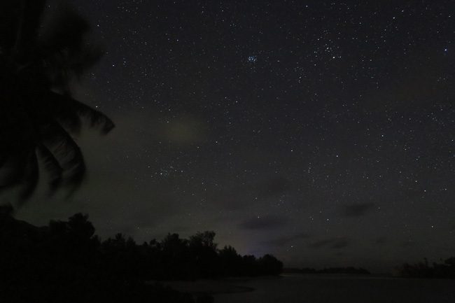 Muri Beach Cottages Rarotonga Cook Islands night stars 3