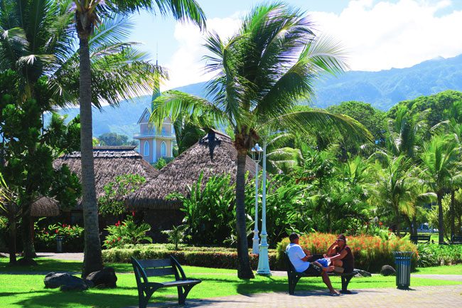 Paofai Gardens Papeete Tahiti French Polynesia