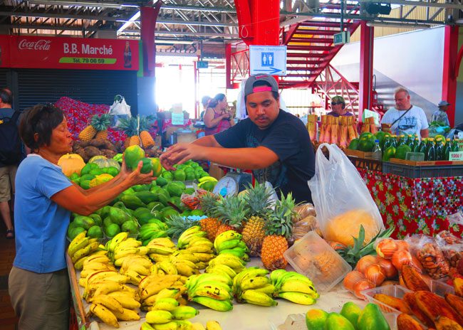 Papeet Market Tahiti French Polynesia