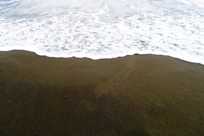 Pointe Venus black sand beach Matavai Bay Tahiti French Polynesia